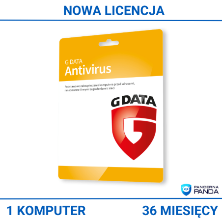 GData 1 komputer 36 miesięcy, nowa licencja