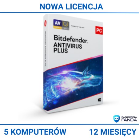 Bitdefender Antivirus Plus 5PC / 1 Rok - Main product image