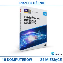 Bitdefender Internet Security 10PC / 2 Lata Przedłużenie