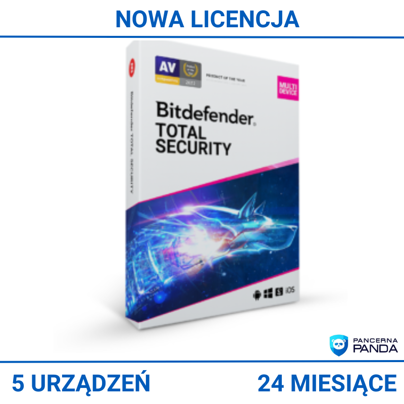 Bitdefender Total Security 5 Urządzeń / 2 Lata