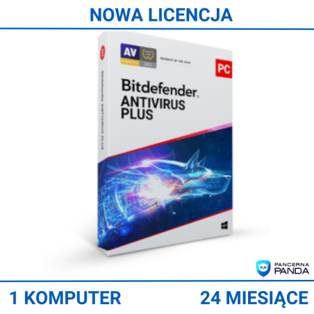 Bitdefender Antivirus Plus 1PC / 2 Lata - Main product image